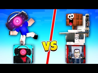 [vladus] crazy skibidi battle speerwoman lucky block vs g-man lakiblok in minecraft