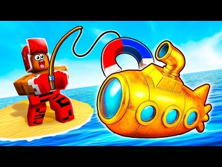 [vladus plays] magnetic fishing broke the game i raised the gold ship roblox