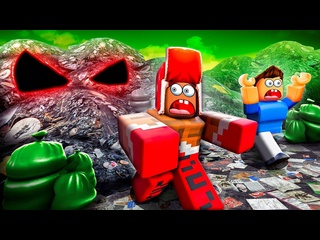 [vladus plays] i did not have time to escape from the garbage monster in roblox