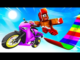 [vladus plays] this jump on the bike broke physics in roblox
