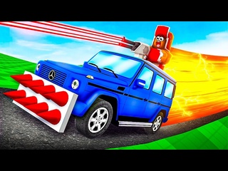 [vladus plays] my friend made a tank on wheels the toughest armor in roblox