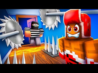 [vladus plays] he was left alone at home and caught the robbers in a trap in roblox