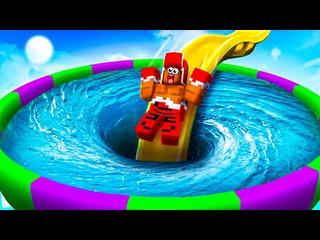 [vladus plays] we barely survived on this water slide in roblox